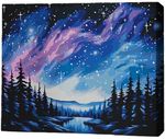 Tablou pe numere BrushMe MG0030FC 40х50cm (fără cutie) Noapte înstelată