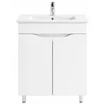 Шкаф под умывальник Mashtab 11790 Print cu 2 usi 70cm Alb