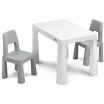 Set de mobilier pentru copii Toyz 1010 Monti Masa cu 2 scaunele gri