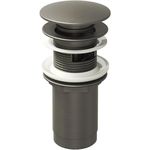 Ventil click-clack Ravak Quick Clac lavoar cu preaplin Graphite brushed X03048