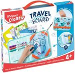 Набор для творчества Maped 969310 Set Creativ Travel, tabla - desene