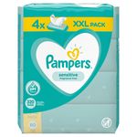 Влажные салфетки Pampers Sensitive (4x80 шт)