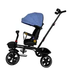 Велосипед-коляска Richi (95971) Tricicleta albastra pentru copii (JTRX1)