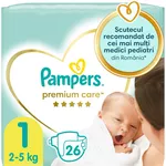 Scutece Pampers Premium Care 1 (2-5 kg) 26 buc