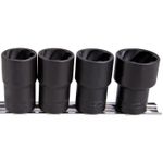 Set de tubulare, bite, duze King Tony 9TD034MR Набор головок для извлечения повреждённых болтов и гаек 21-27мм, 4 пр.