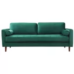 Canapea Trendy Roma-Verde, 90x70x215cm (3 locuri)