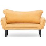 Canapea Trendy Chatto Mustar, 65x70x140cm