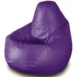 Кресло-мешок BeanBag BM0574, Груша из глянцевой экокожи Max, XL, Фиолетовый