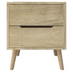 Noptieră Trendy Flora-Sapphire Oak, 50x60x44cm