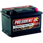 Автомобильный аккумулятор President 62 AH L2B 610A (240x175x175)