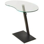 Măsuţă cafea Trendy Fagioli, Negru 70x75x40cm