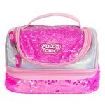 Детский рюкзак Noriel INT8751 Color Chic, geanta roz cu paiete