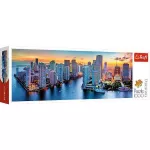 Puzzle Trefl 29027T Miami noaptea, Panorama, 1000elem