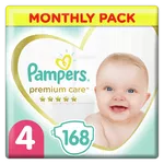 Подгузники Pampers Premium Care Box 4 (9-14 кг), 168 шт.