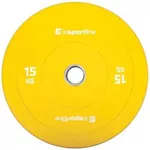 Гантель inSPORTline SL-00014311 Disc d=50mm Bumper Plate Go 15kg 31397