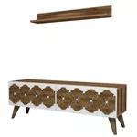 Comodă TV Trendy Nissan, Alb 120x40x31cm