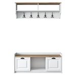 Mobilă pentru antreu Trendy P2- 636, Nuc, 120x45x40cm (GTR001438)