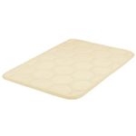 Covoraș de baie Bisk 07067 din matase ECRU 40x60