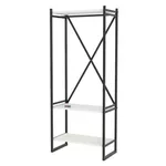 Cuier pentru haine Bofigo Antreu, 66x35x160 cm, Alb (21-15-01)