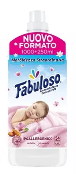 FABULOSO Гипоаллергенный кондиционер для белья, 54 стирки,  1250ml