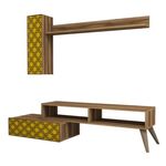 Стенка Trendy Planeta, Nuc, Galben 150x37x37cm
