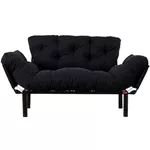 Canapea Trendy Nitta Negru, 70x85x155cm