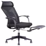 Офисное кресло Deli 91019S, сетка и обивка, черное (DL91019S)