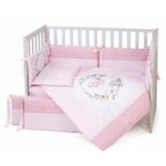 Lenjerie de pat pentru copii Veres 217.01 Flamingo Pink (6 ед.)