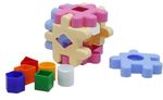 Puzzle Maximus MX5334 Jucărie-sorter Cub roz 12 elem.