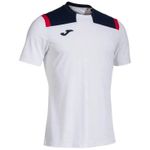 Îmbrăcăminte sport Joma Toledo Short Sleeve T-Shirt White Navy (2XL) 103735.203
