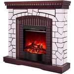 Șemineu electric ArtFlame Natali & Corsica, 1058x1100x300 mm, Alb