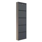 Полка для обуви Trendy Locking 5 Piece Metal-Anthracite, 50x169x15cm