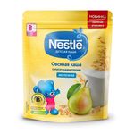 Nestle каша овсяная молочная с кусочками груши, 8+мес. 220г