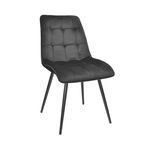 Scaun Deco Capella Black+black leg DC-2002