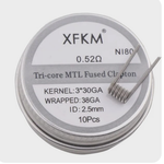 XFKM Coil - MTL fused clapton - Ni80 - (0.52_ohm) - 10pcs