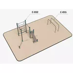 Уличный тренажер PlayPark 2611 Спортивная площадка Workout K-11 (57 м²)