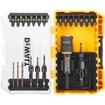 Set de tubulare, bite, duze DeWalt DT70779T-QZ set pentru gaurire si insurubare (25 buc)