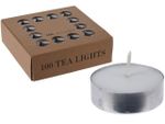 Свечи чайные 100шт D3.8cm, H1.2cm, 4часа