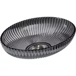 Lavoar SanDonna ST-GL49A din sticla pe blat scoica Gri