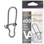 Agrafe VEDUTA “American Snap” - N’00, 12buc, 5kg/11lb