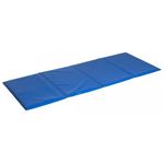 Covoraș fitness K-Well 7543 Saltea yoga pliabila Tokio MAT 150x60x1 cm spuma+pvc albastra