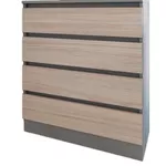Комод Smartex (16059) Т1 90cm Grafit+Stejar Deschis