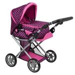 Păpușă PlayTo 33103 коляска для кукол Elsa pink-black