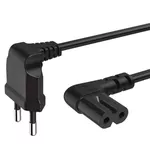 Încărcător cu fir Hama 221101 Euro Power Cord 3m, Angled