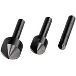 Набор головок, бит, насадок Wolfcraft Set de 3 zencuitoare otel WS, tija cilindrica 2504000