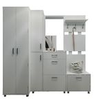 Мебель для прихожей Fabrik Home Madlen 2100 белый ясень