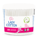 Палочки ватные Lady Cotton, 100 шт. (коробка)