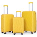 Valiză Bags Set Fly Yellow