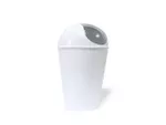 Cos pentru gunoi cu capac batant Conical 5.6l, alba