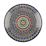 Farfurie Rishtan Ceramic Lyagan Mehrob 34cm, pictata manual, ceramica